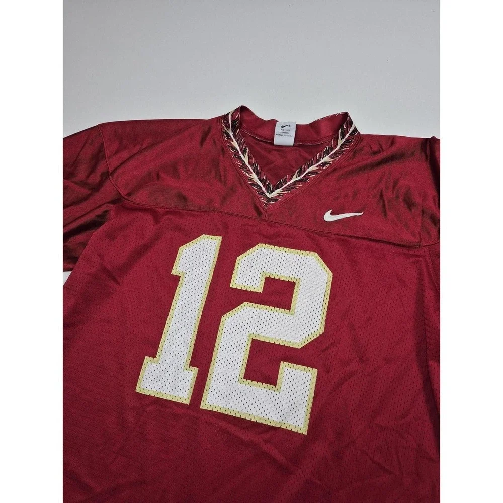 VTG Nike Florida State Seminoles #12 Football Jersey 90s Made in USA Mens M